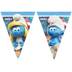 Paper Flag Garland Smerf 2.3 m 1 pc