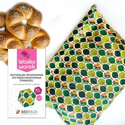 Beeswax bags “Forest” XL 36 × 32 cm, 1 pc.
