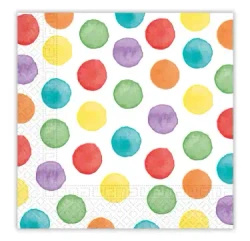 Serwetki 3-warstwowe "Multicolor Dots", 33 x 33 cm, 20 szt.