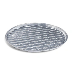 Aluminum round grill trays 34 x 2 cm, 3 pcs.