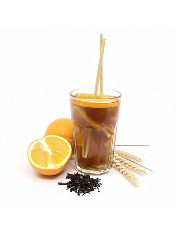 Straws made of straw 4/200 mm, 100 pcs