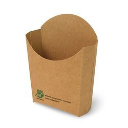 Paper box for French fries 13.9 x 13.4 x 4.2 cm 80 pcs.