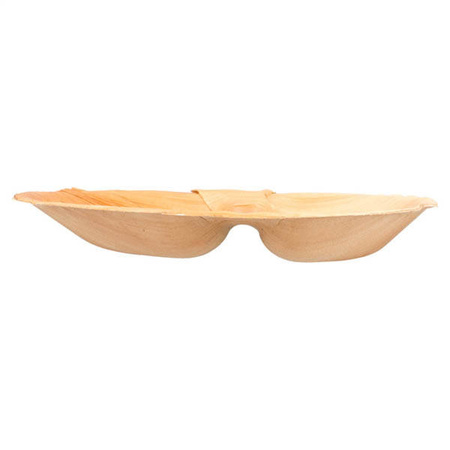 Deep palm leaf tray bipartite 27 x 15 x 2.5 cm 25 pcs.