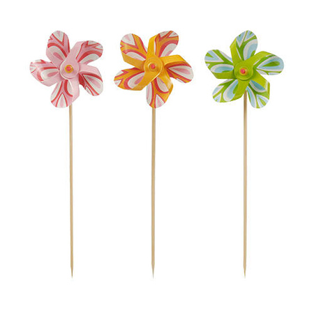 Banquet toothpicks "Windmill" 17,5 cm 50 pcs.