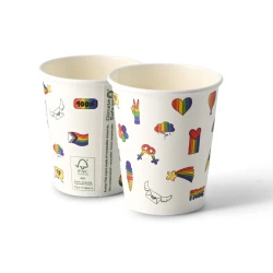 Paper cup dispersion "Pride" 250 ml, ¶. 80 mm 50 pcs.