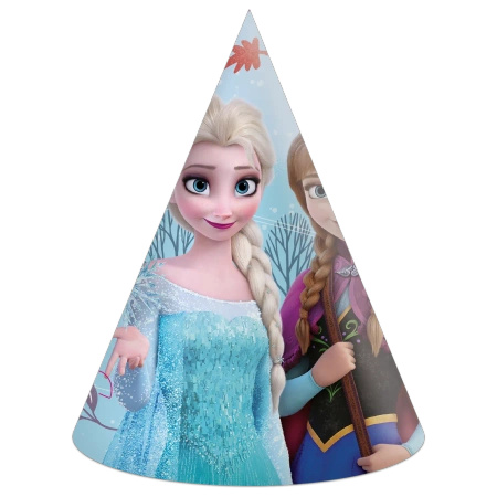 Paper party hats “Frozen”, 6 pcs