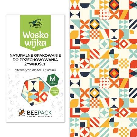 Woskowijka "Geometria" rozmiar "M" - 25 x 25 cm 1 szt.