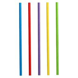 Paper straws color palette 8/250mm 100 pcs.