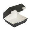 Thermal burger box black, size "S", 13 x 12,5 x 6,2 cm 50 pcs