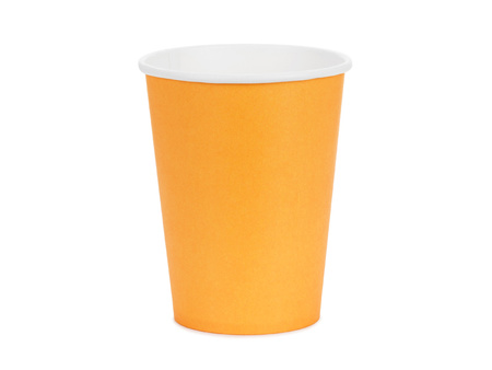 Paper Cups “Orange – Halloween”, 250 ml, 6 pcs.