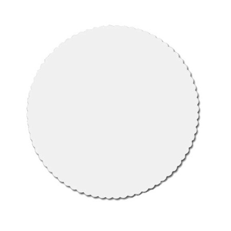 Cardboard cake pads white 30 cm 100 pcs.