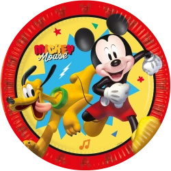 Paper plates "Mickey Mouse", 23 cm, 8 pcs