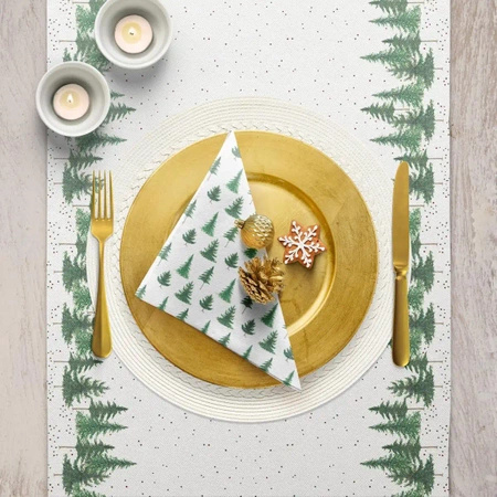 PREMIUM paper runner in roll, "Conifer Forest", 40 cm x 24 m 1 pcs.