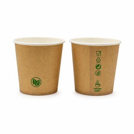 Kubek papierowy kraft dyspersja 120 ml, śr. 62 mm 50 szt.
