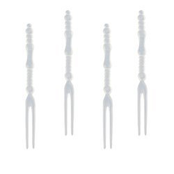 PLA transparent cocktail forks 11 cm 250 pcs.