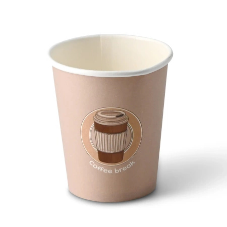 Paper cup dispersion "Coffeebreak" 250 ml, ¶. 80 mm 50 pcs.