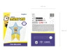 Foil Balloon "Minions Star", 72 × 72 cm, 1 pc