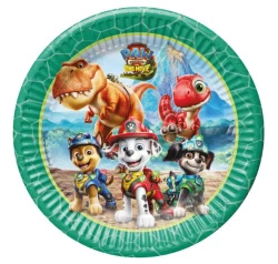 Paper plates "PAW Patrol Dino", 23 cm, 8 pcs