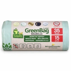 Compostable garbage bags 35L 15 pcs.