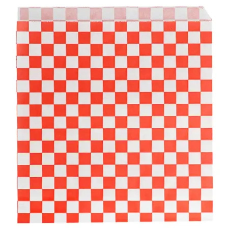Torebka papierowa na burgera "Fitipaldi" / "Kratka" 18 x 17 cm 500 szt.