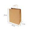 Paper bag with twist handle 22 x 11 x 29 cm 150 pcs.