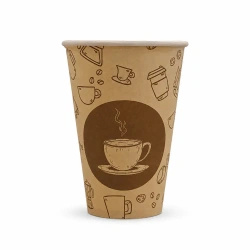 Kubek papierowy kraft dyspersja 300 ml, śr. 80 mm 50 szt.