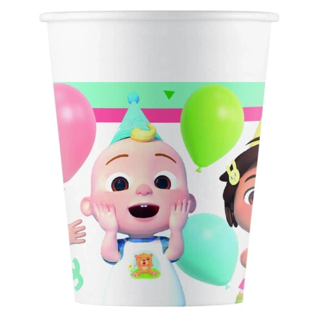 Kubek papierowy "CoComelon" 200 ml 8 szt.