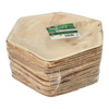 Palm leaf hexagon plate 23,5 x 3 cm 25 pcs.