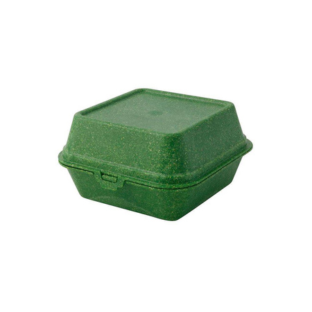 Burger boxy wielorazowe zielone 16 x 15 x 8,5 cm 60 szt.