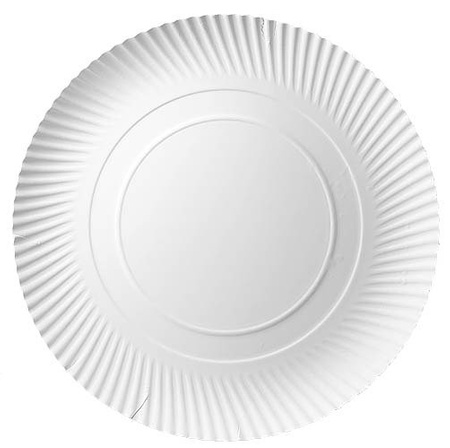 Paper plate white round 32 cm 100 pcs.