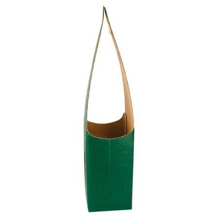 Green wine gift box 9 x 9 x 41 cm, 5 pcs.