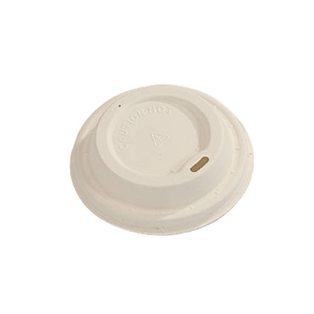 Lid made of sugar cane for cup diameter 80 mm 50 pcs.