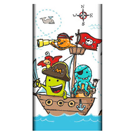 Obrus papierowy składany "Pirate Crew" 120 x 180 cm 1 szt.