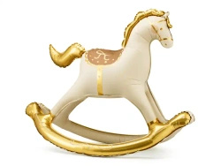 Standing Foil Balloon "Rocking Horse", 118 × 104 cm, 1 pc