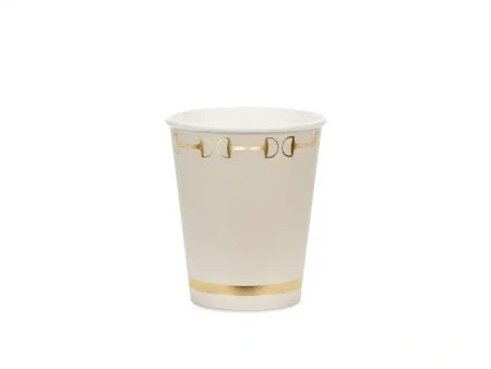 Kubki papierowe "Strzemiona" 220 ml, 6 szt.