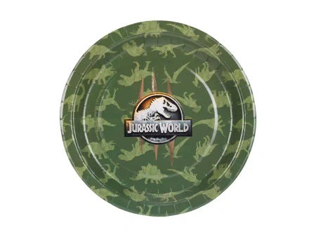 Paper Plates "Jurassic World", 23 cm, 6 pcs