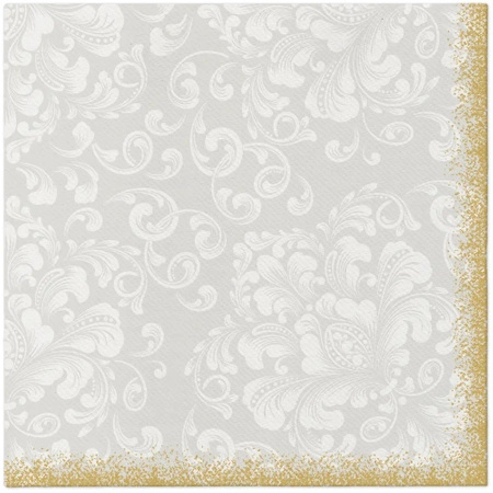 Premium Airlaid napkins, "Rococo", 1/4, 40 x 40 cm 50 pcs.