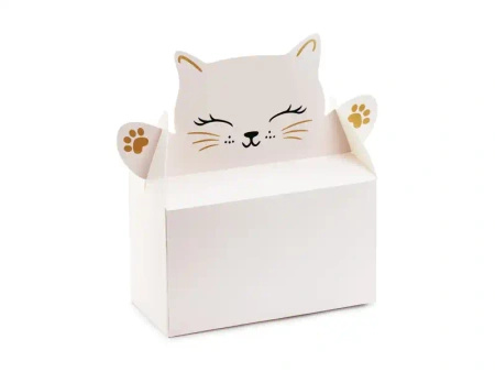 Paper Cake Boxes "Kitten", 19.5 × 8 × 19 cm, 6 pcs