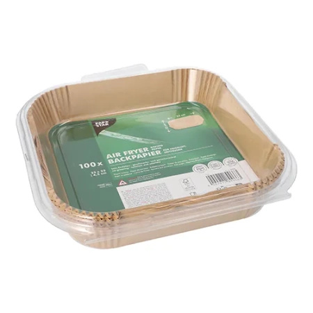 Paper liners for air fryer, 23 x 23 x 4.5 cm, 100 pcs
