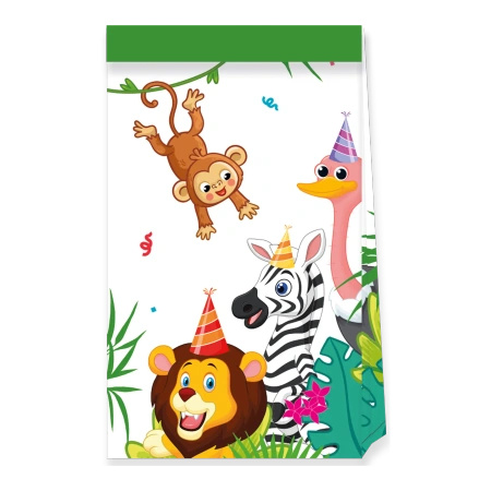 Paper bags “Jungle” 16 × 22 cm, 4 pcs
