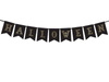 Baner papierowy napis "Halloween" 175 cm, 1 szt.