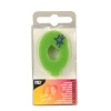 Green Birthday Candle Number "0", 1 pc.