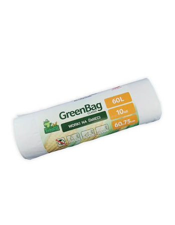 Compostable garbage bags 60L 10 pcs.