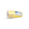 Kubek papierowy, Żółty, śr. 74 mm, 240 ml, 10 szt.