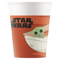 Kubek papierowy "Star Wars Mandalorian" 200 ml 8 szt.