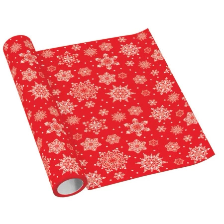 PREMIUM paper runner in roll, "Snowflakes", 40 cm x 5 m, 1 pcs.