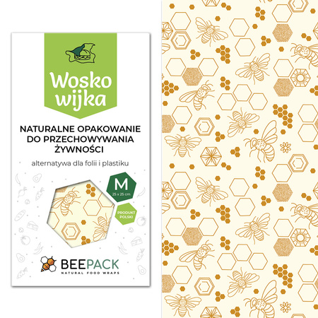 Waxwing "Bees" size "M" 25 x 25 cm 1 pcs.