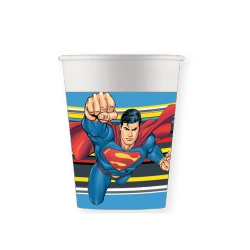 Kubek papierowy "Superman" 200 ml 8 szt.