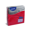 2-ply Red napkins 1/4 fold 33 × 33 cm, 50 pcs.
