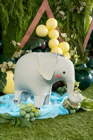 Standing Foil Balloon "Elephant", 91 × 61 cm, 1 pc